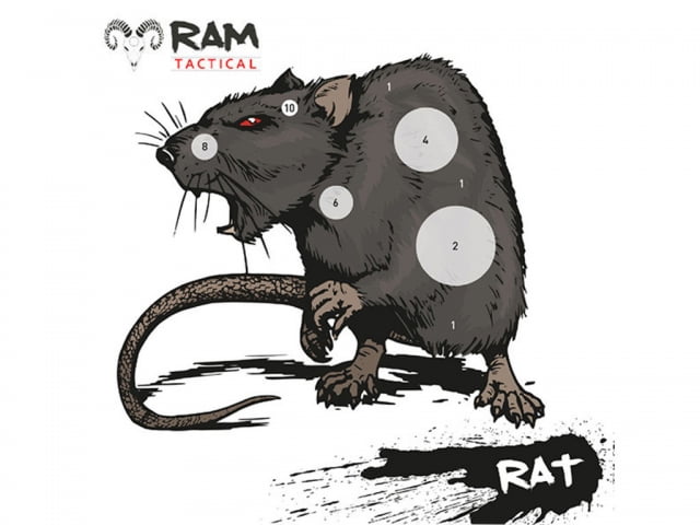 Ram Targets 14 x 14 CM Rat (50 stuks)
