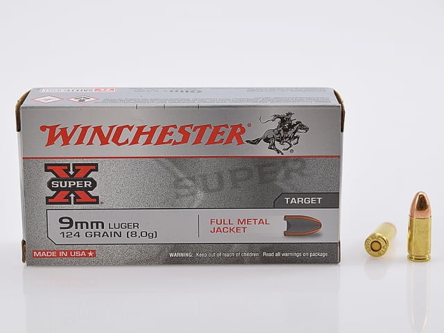 Winchester Super X 9x19 124 Gr. 1000 Stuks
